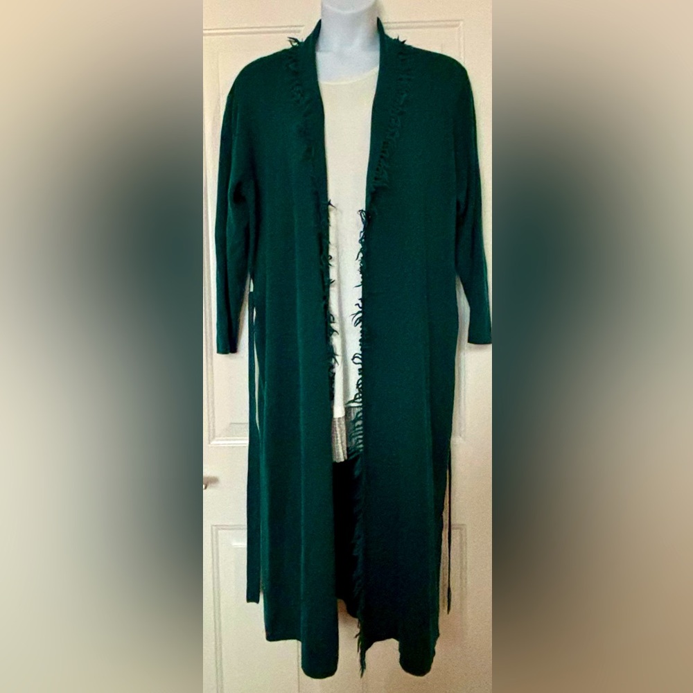 Dialogue Merino Blend Long Sweater Coat 2X